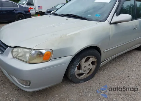2002 Toyota Corolla S из США, поврежденный, VIN 2T1BR12E62C551085